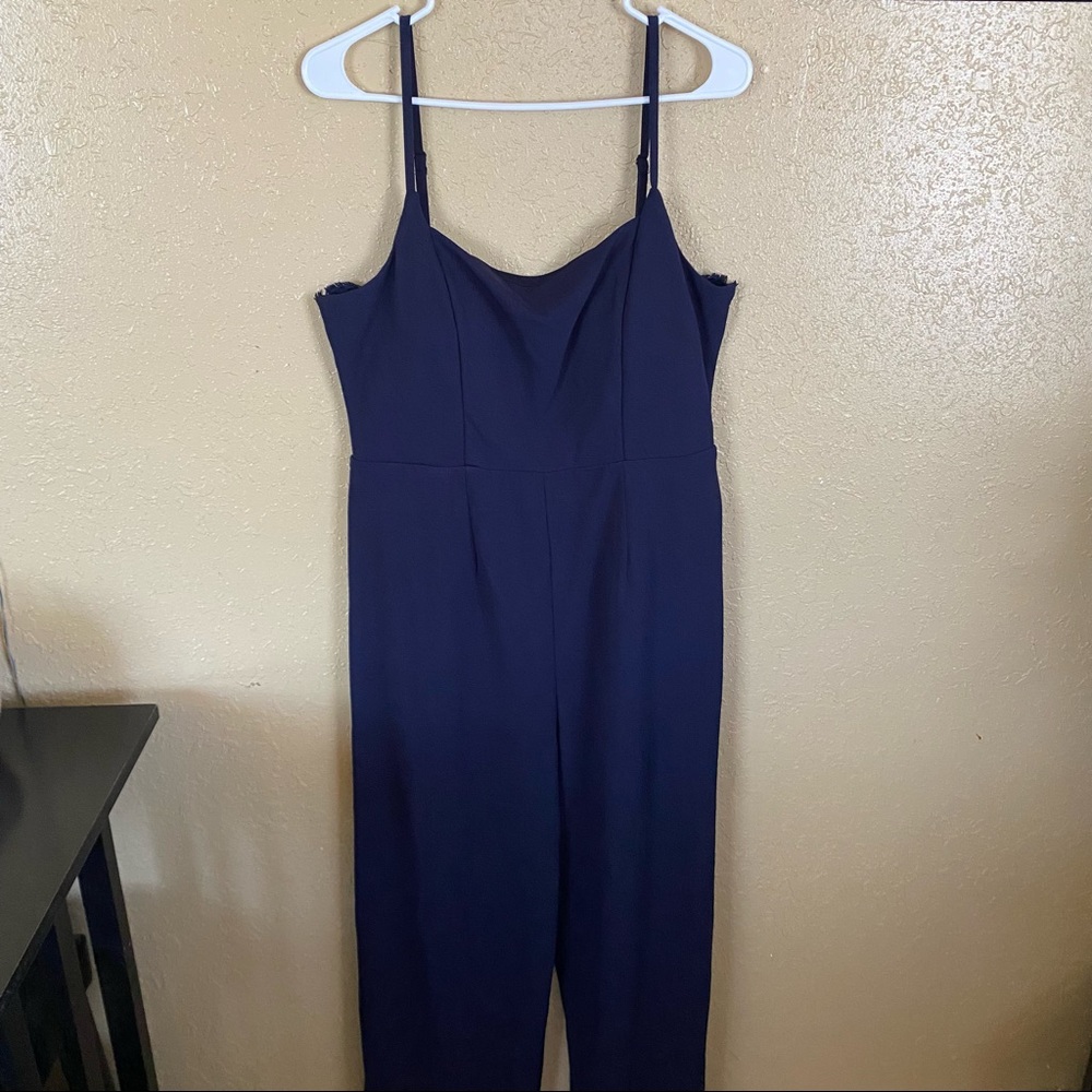 Trixxi lace detail pant jumpsuit
